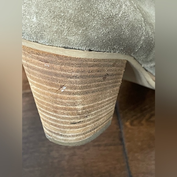 Madewell 1937 Footwear Taupe Tan Suede Ankle Booties Size 9.5 - Picture 7 of 12